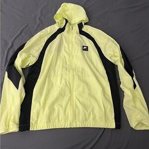 Nike men's small air woven hooded Jacket